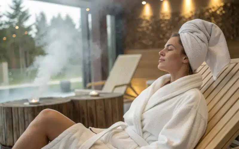 personne qui se douche