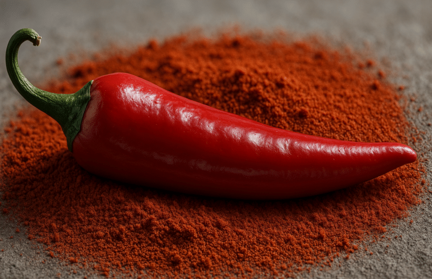 piment rouge entier et en poudre