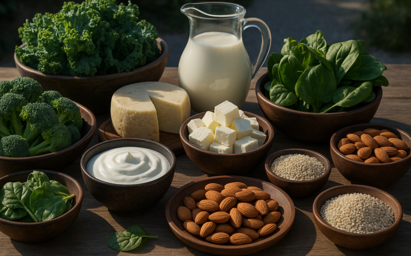 tableau aliments riches en calcium